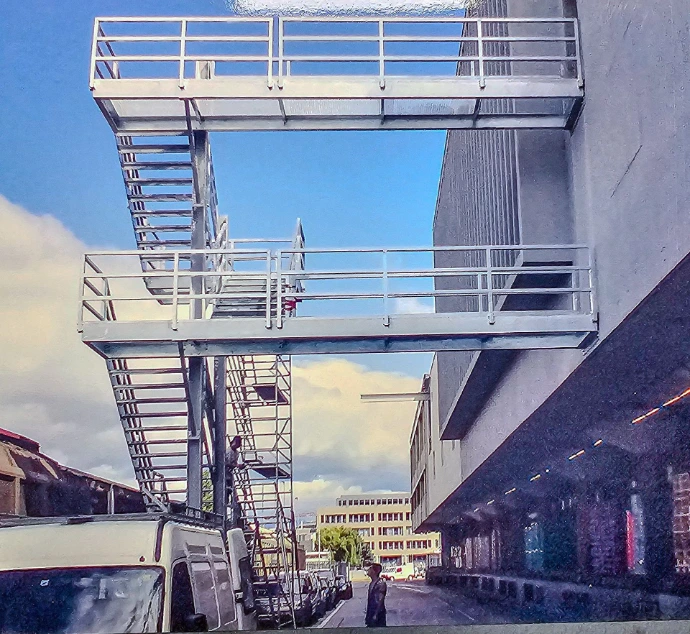 Escalier de secours Migros