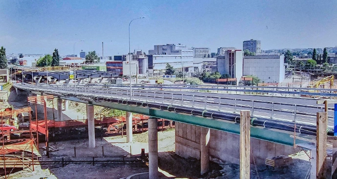 Glissière autoroute